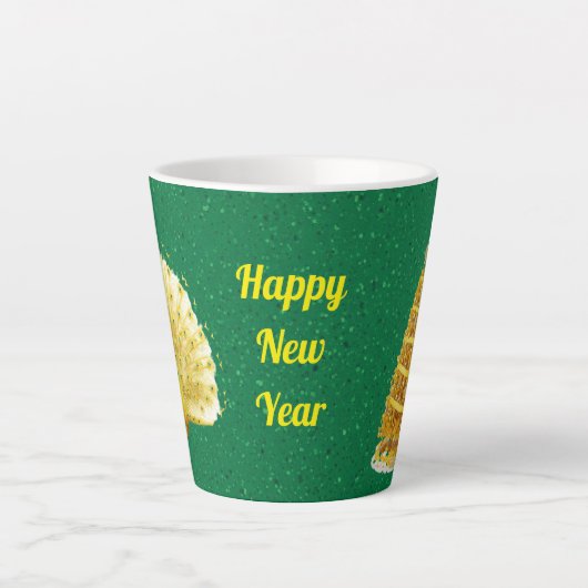 Mug new year gift  カフェラテマグ (正面)