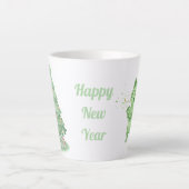 Mug new year gift party カフェラテマグ (正面)