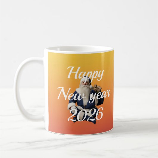 Mug new year party  コーヒーマグカップ (左)