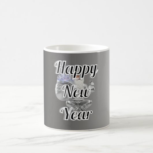 Mug New Year with Happy party  コーヒーマグカップ (中央)
