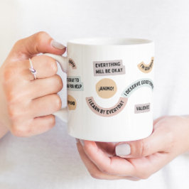 Mug of勇気付けられる園区自信とポジティビティ マグカップ