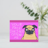 Mug of a Pugポストカード ポストカード (スタンド正面)