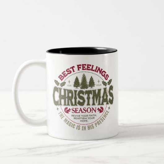 Mug of Warmth: Another Cup of Hot Chocolate ツートーンマグカップ (左)