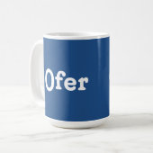 Mug Ofer コーヒーマグカップ (正面左)