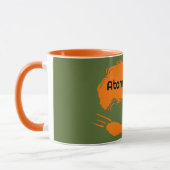 mug orange handle マグカップ (左)
