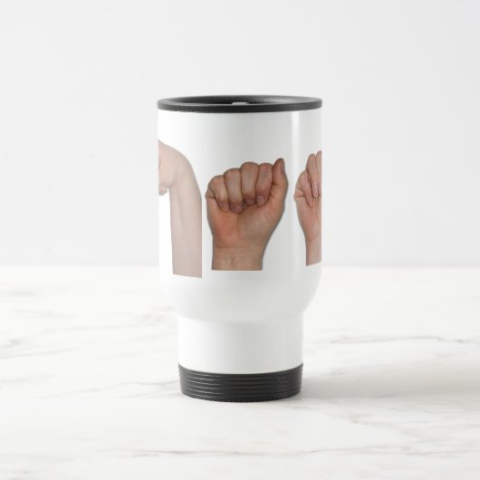 Mug Pamという名前を付けます。 トラベルマグ (中央)