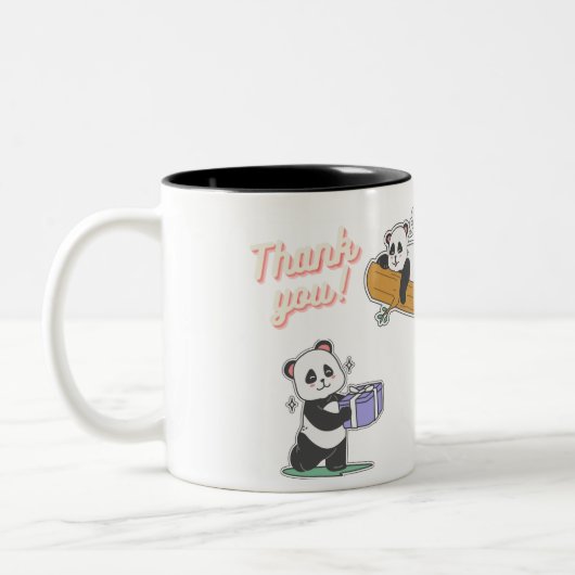 Mug Panda  ツートーンマグカップ (左)
