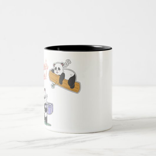 Mug Panda ツートーンマグカップ (中央)