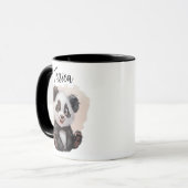 Mug Panda Personnalisé – Custom Panda Coffee Mug  マグカップ (正面左)