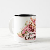Mug Pâques "Team Chocolat" ツートーンマグカップ (正面左)