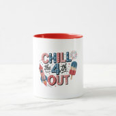 Mug-Patriotic 4th of July Coffee  マグカップ (中央)