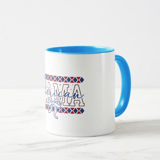 Mug-Patriotic Mom Coffee  マグカップ (正面右)