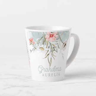  Mug personnalisé pour grand-mère カフェラテマグ