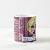 MUG-PILATESか。 オハイオ州いいえ。 私は言いました"パイを考えました コーヒーマグカップ (中央)