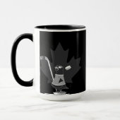 Mug Pingouins Hockey Canada N&B マグカップ (左)