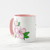 Mug - Pink Cherry Blossom マグカップ (正面左)