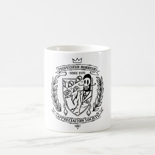 mug professeur horreur appreciation society コーヒーマグカップ (中央)