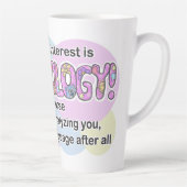 Mug, Psychology Love Language (ADHD, Autistic) カフェラテマグ (右)