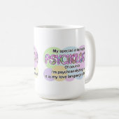Mug, Psychology Love Language (ADHD, Autistic) コーヒーマグカップ (正面右)