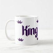 Mug Purple Crowns王 コーヒーマグカップ (左)