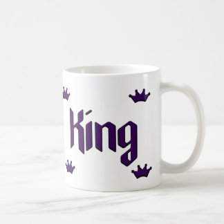 Mug Purple Crowns王 コーヒーマグカップ