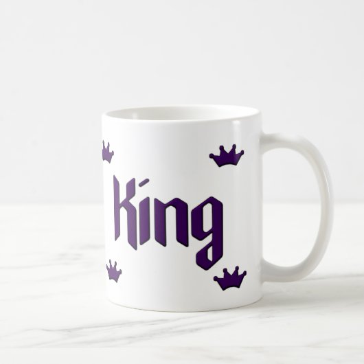 Mug Purple Crowns王 コーヒーマグカップ (右)