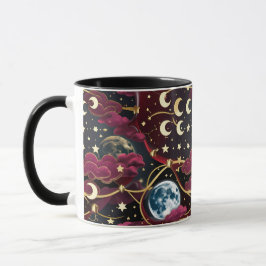 Mug - Red Celestial Moon マグカップ