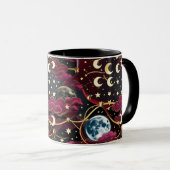 Mug - Red Celestial Moon マグカップ (正面右)