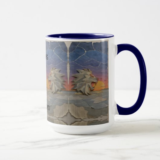 Mug – Roaring Sunset Lion マグカップ (右)