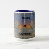 Mug – Roaring Sunset Lion マグカップ (中央)