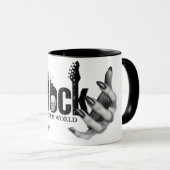Mug Rock your world マグカップ (正面右)