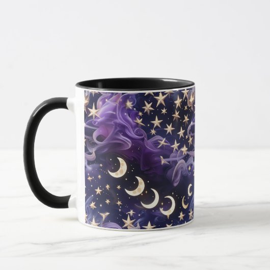 Mug - Royal Amethyst Celestial Moon マグカップ (左)