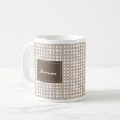 Mug sable à personnaliser - Moi Super Maman コーヒーマグカップ (正面左)