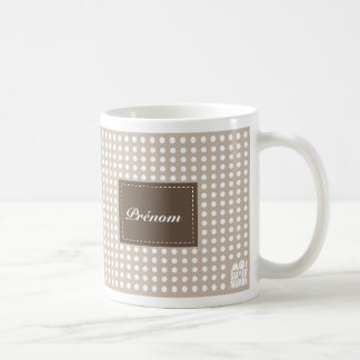 Mug sable à personnaliser - Moi Super Maman コーヒーマグカップ