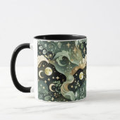 Mug – Sage Green Celestial Moon マグカップ (左)