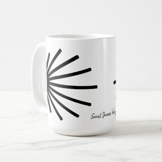 Mug Saint James Way コーヒーマグカップ (正面左)