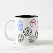 Mug Saint James Way ツートーンマグカップ (左)