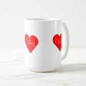 Mug Saint-valentin コーヒーマグカップ (正面右)