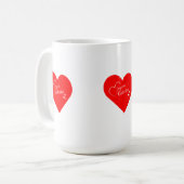 Mug Saint-valentin コーヒーマグカップ (正面左)