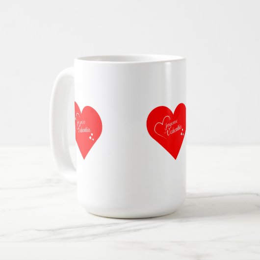 Mug Saint-valentin コーヒーマグカップ (正面左)
