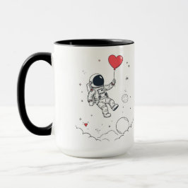 Mug Saint-Valentin - "Love You to the Moon" マグカップ