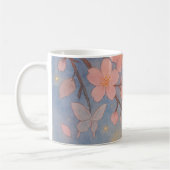 Mug "Sakura Céleste" – Harmonie Fleur de Cerisier  コーヒーマグカップ (左)