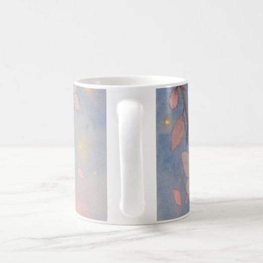 Mug "Sakura Céleste" – Harmonie Fleur de Cerisier  コーヒーマグカップ (ハンドル)