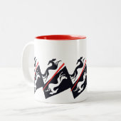 Mug salukis ツートーンマグカップ (正面左)