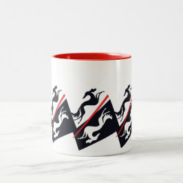 Mug salukis ツートーンマグカップ