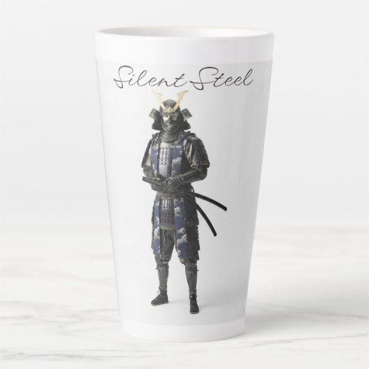 Mug samurai warrior カフェラテマグ (正面)