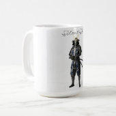 Mug samurai warrior コーヒーマグカップ (正面左)