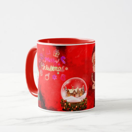 Mug Santa claus  マグカップ (正面左)