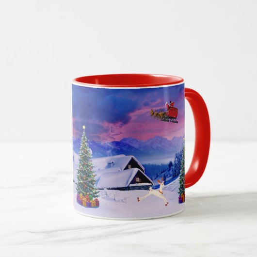 Mug Santa claus mood  マグカップ (正面右)