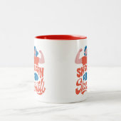 Mug - She Can and She Will - Women's Day Special ツートーンマグカップ (中央)